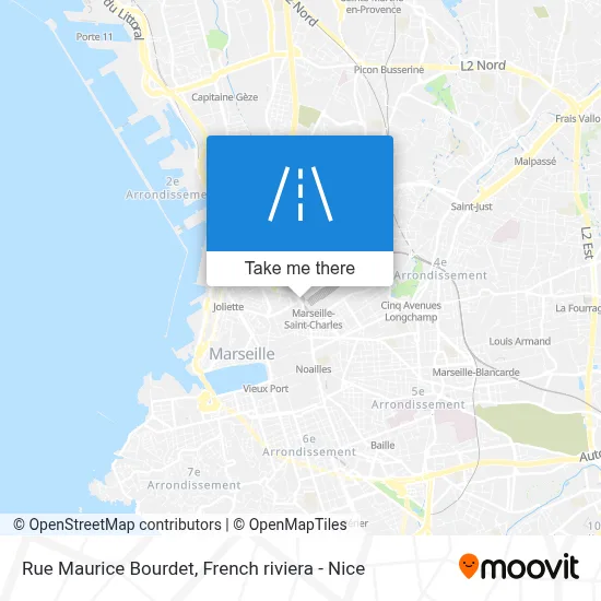 Rue Maurice Bourdet map