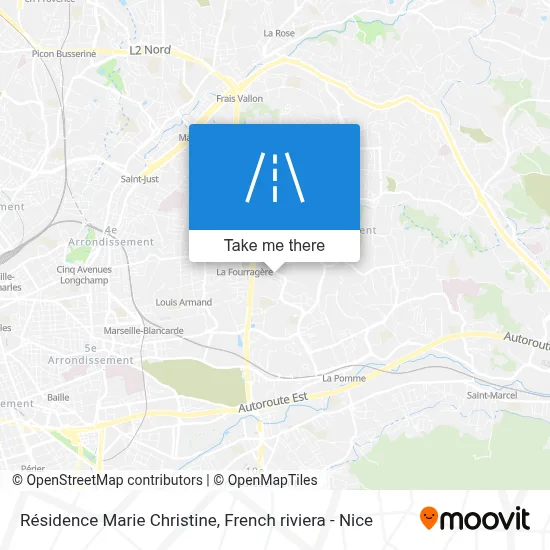 Résidence Marie Christine map