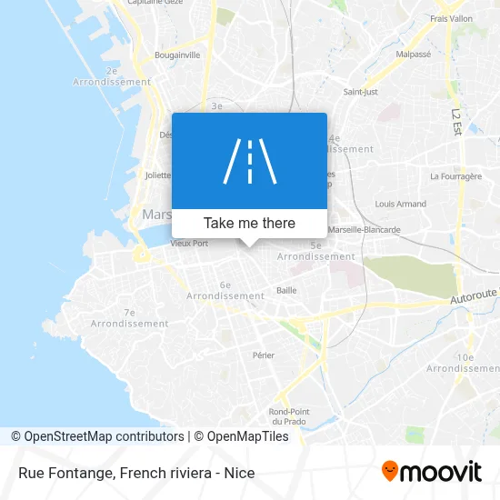 Mapa Rue Fontange