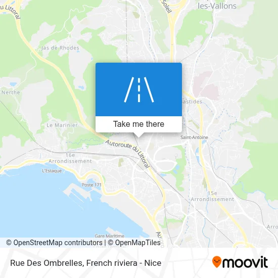 Rue Des Ombrelles map