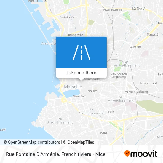 Rue Fontaine D'Arménie map