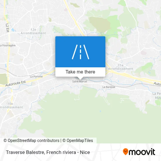 Traverse Balestre map