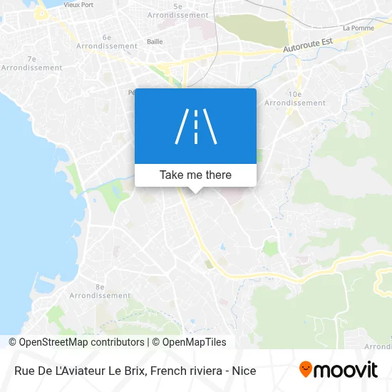 Rue De L'Aviateur Le Brix map