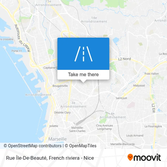 Rue Île-De-Beauté map