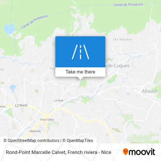 Rond-Point Marcelle Calvet map