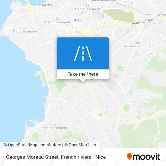 Mapa Rue Georges Moreau