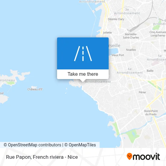 Mapa Rue Papon