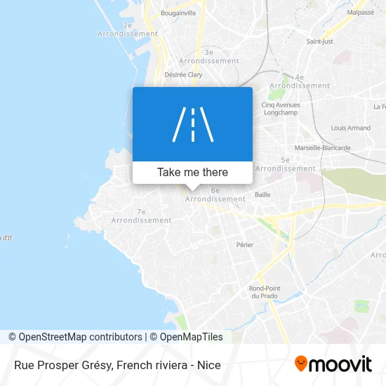 Rue Prosper Grésy map