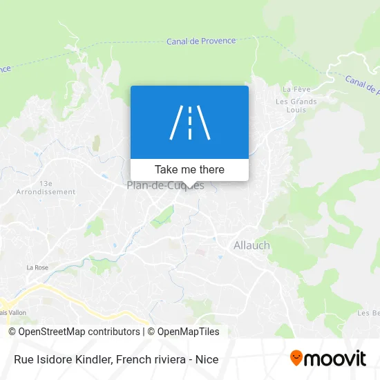 Rue Isidore Kindler map