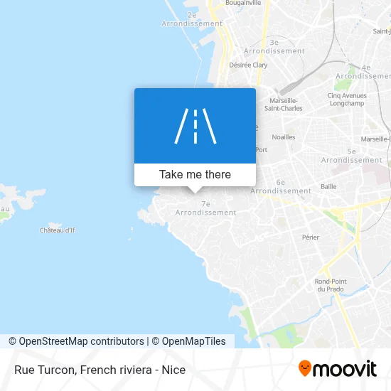Mapa Rue Turcon