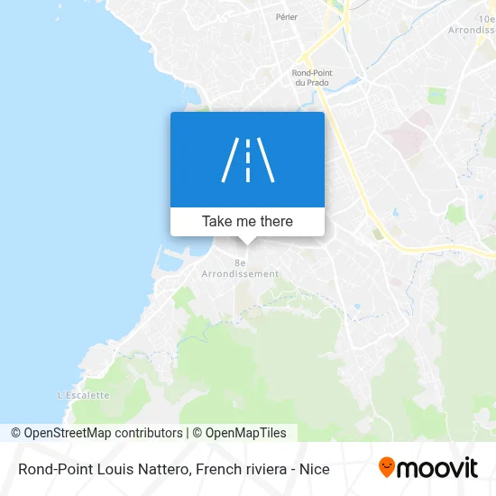 Rond-Point Louis Nattero map