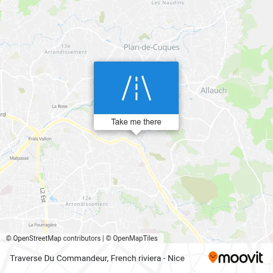 Traverse Du Commandeur map