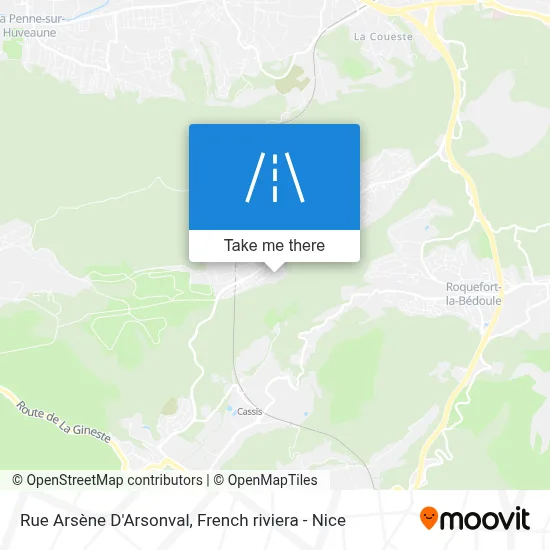 Rue Arsène D'Arsonval map