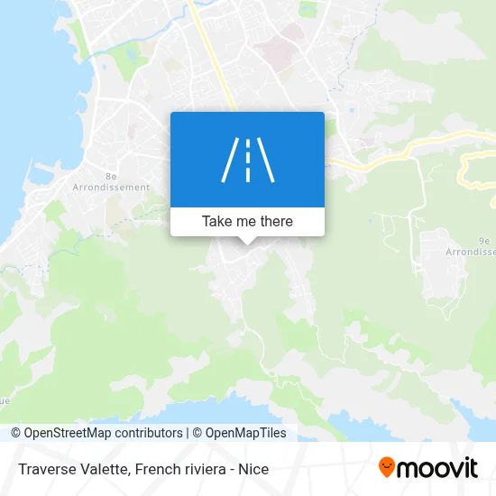 Traverse Valette map