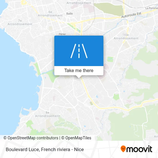 Boulevard Luce map