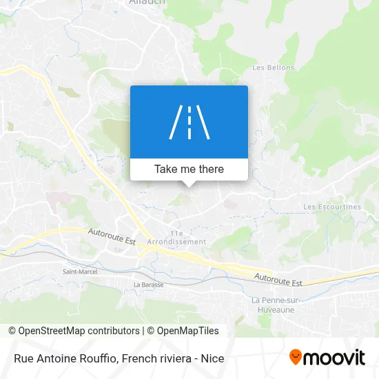 Mapa Rue Antoine Rouffio