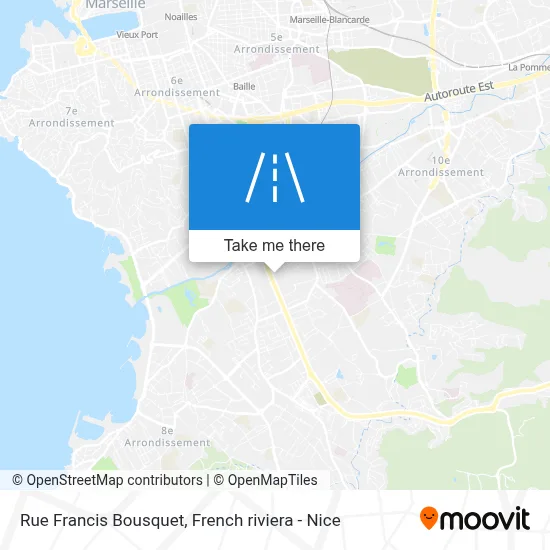 Rue Francis Bousquet map