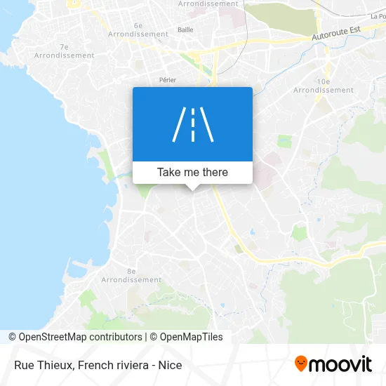Rue Thieux map