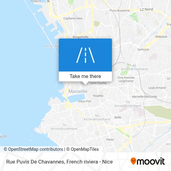 Mapa Rue Puvis De Chavannes