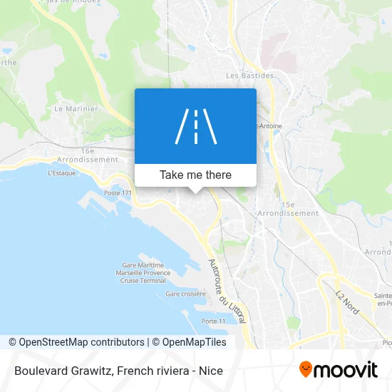 Boulevard Grawitz map