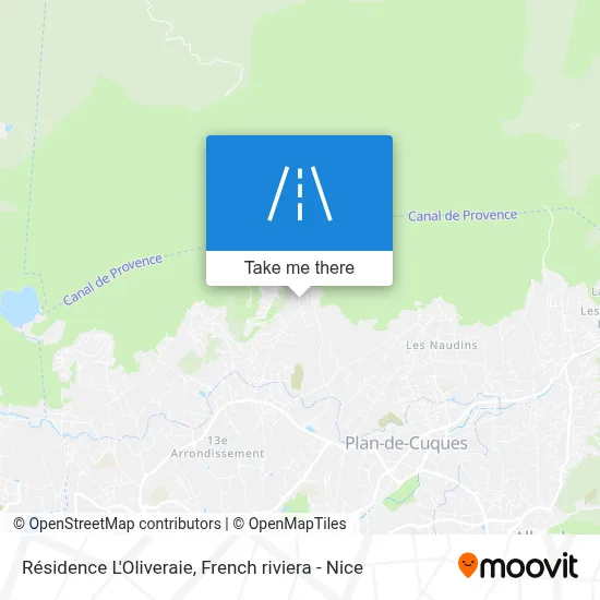 Résidence L'Oliveraie map