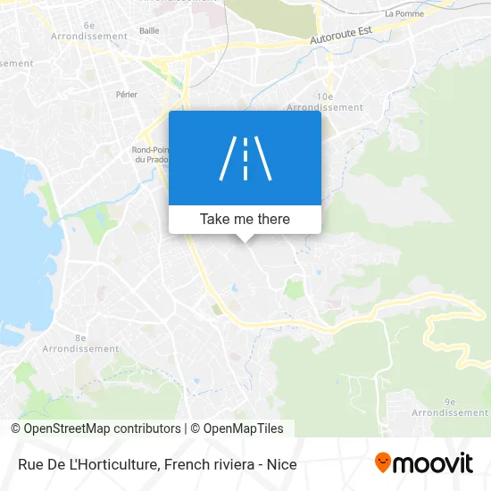 Rue De L'Horticulture map