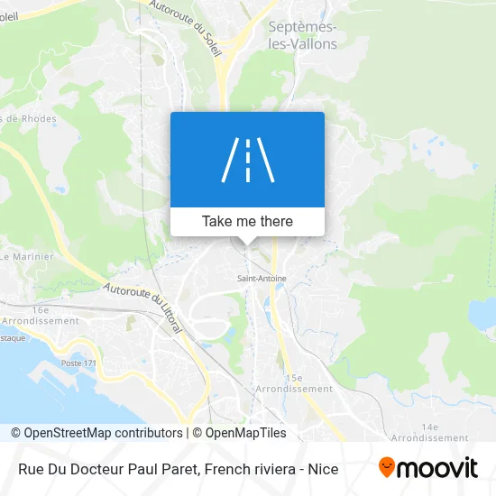 Rue Du Docteur Paul Paret map