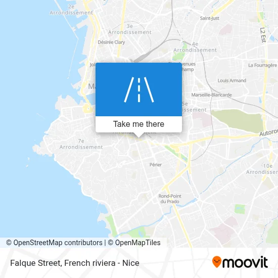 Rue Falque map