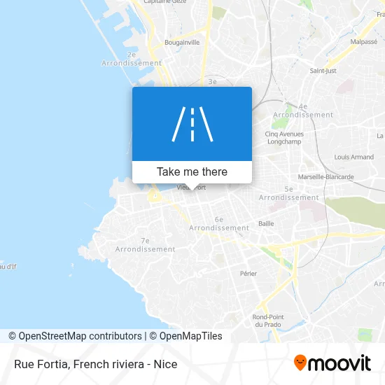 Mapa Rue Fortia