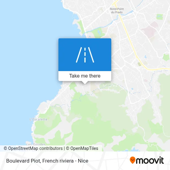 Boulevard Piot map