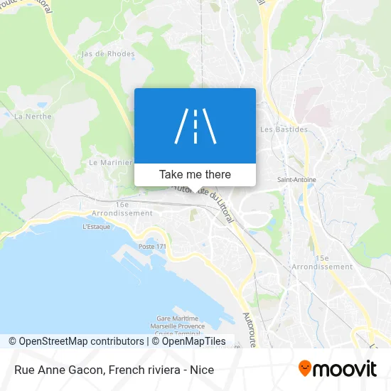 Rue Anne Gacon map