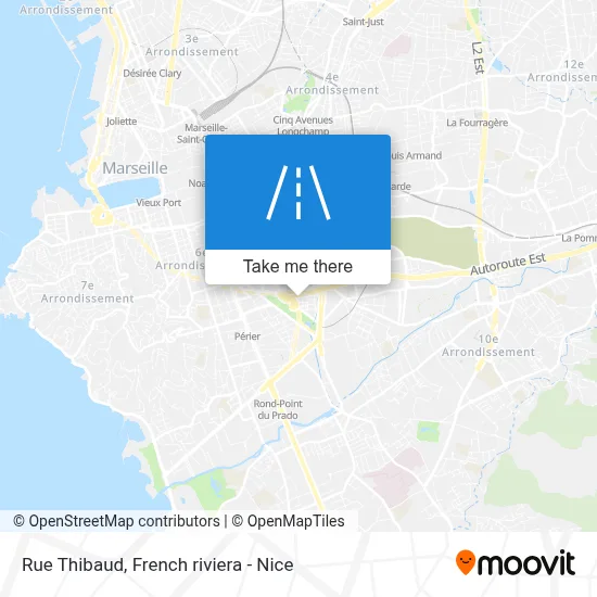 Mapa Rue Thibaud