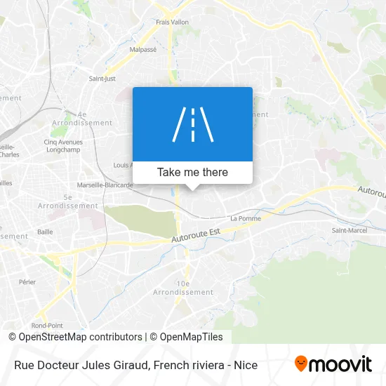 Rue Docteur Jules Giraud map