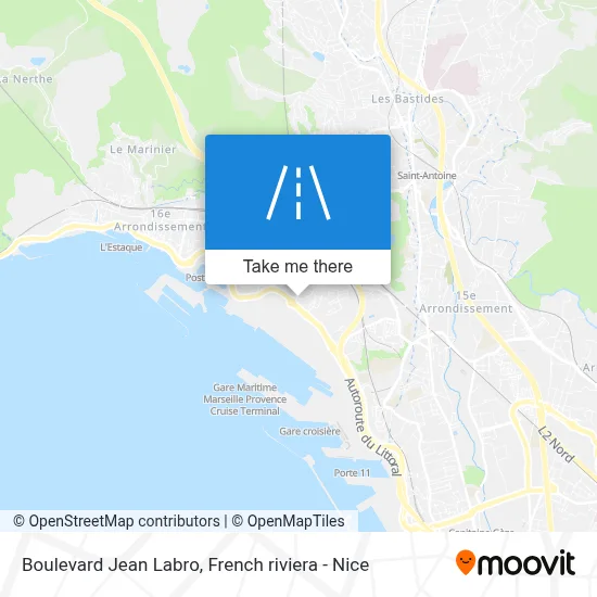 Boulevard Jean Labro map