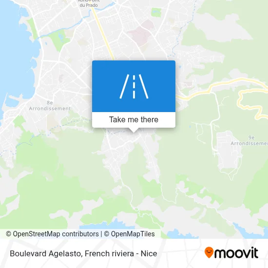 Boulevard Agelasto map