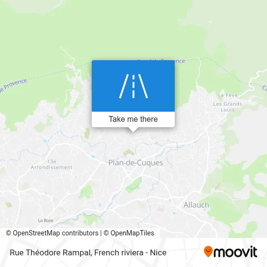 Rue Théodore Rampal map