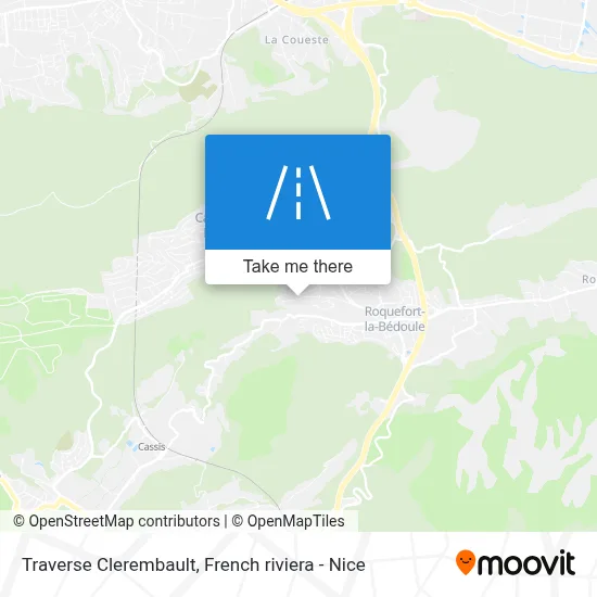 Traverse Clerembault map