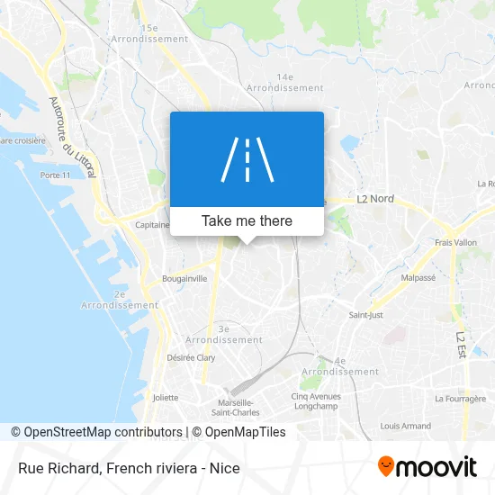 Rue Richard map