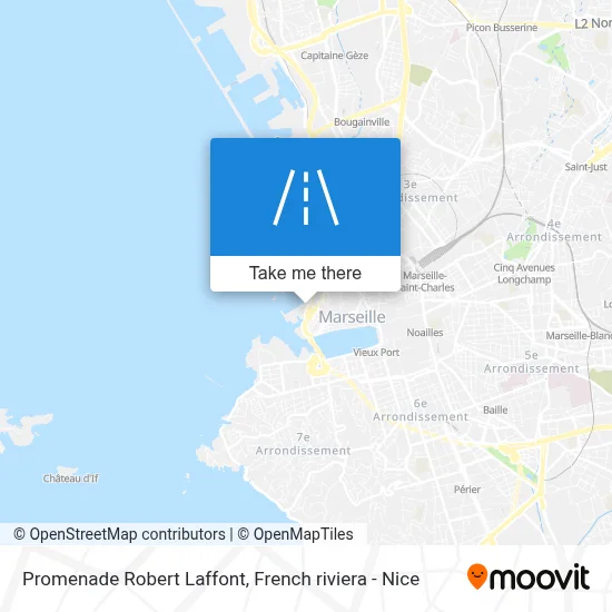 Promenade Robert Laffont map
