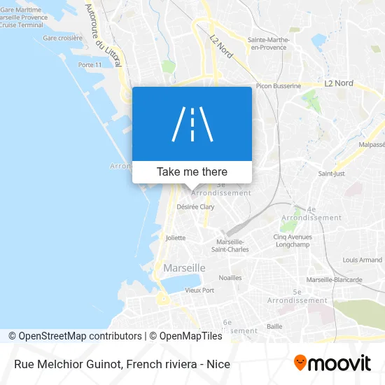 Rue Melchior Guinot map