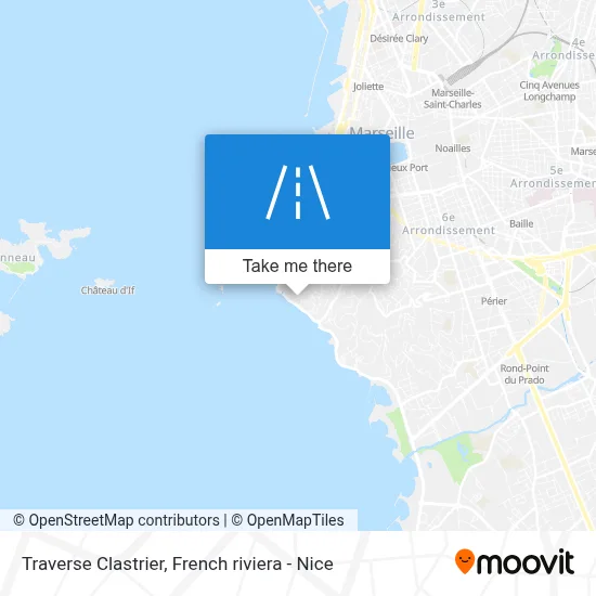 Traverse Clastrier map