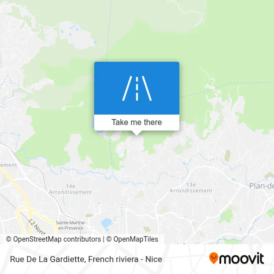 Rue De La Gardiette map