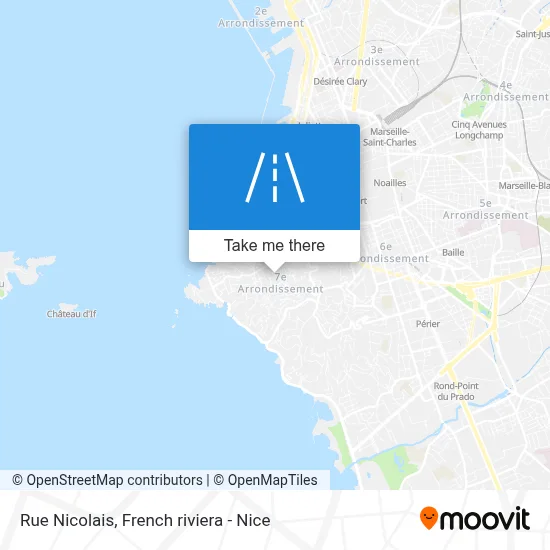 Rue Nicolais map