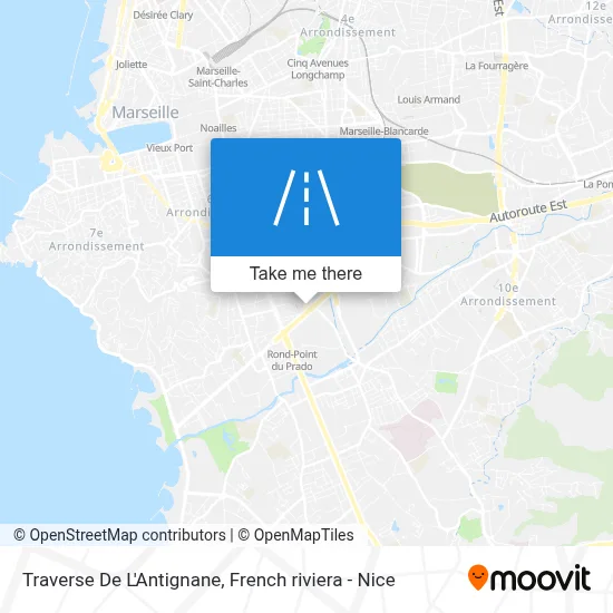 Traverse De L'Antignane map