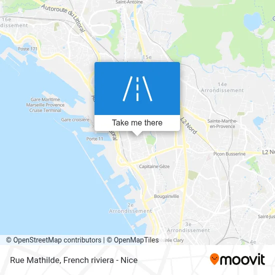 Rue Mathilde map