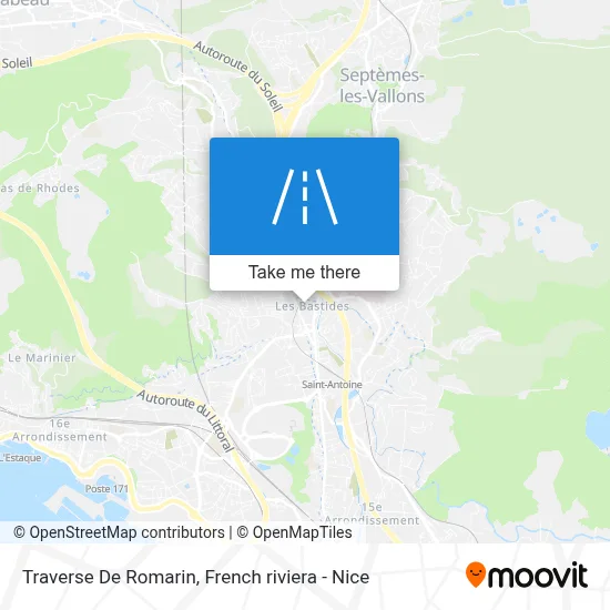 Traverse De Romarin map