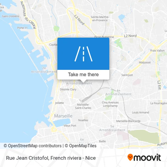 Rue Jean Cristofol map