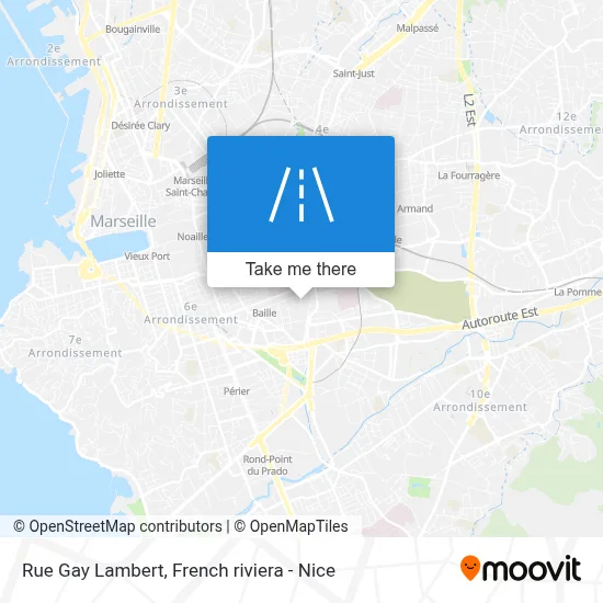Mapa Rue Gay Lambert