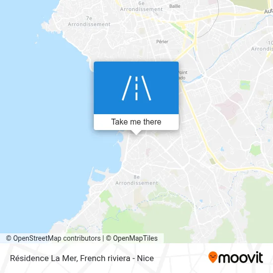Résidence La Mer map