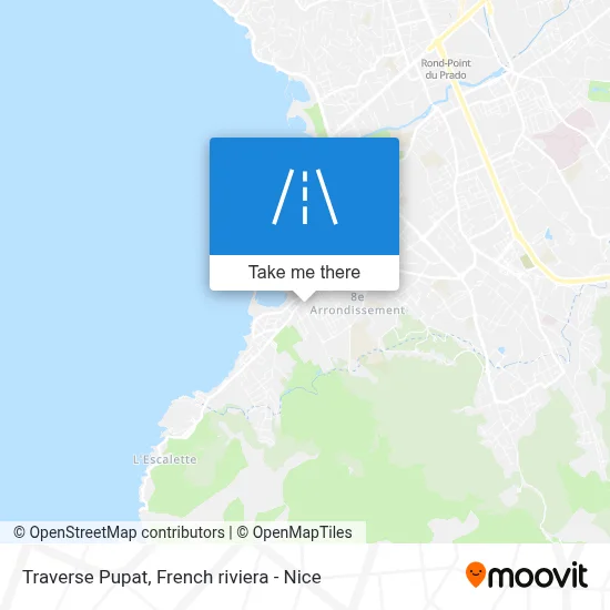 Traverse Pupat map